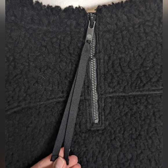 Lululemon Wool Whenever Crewneck Pullover - Black sz 8 - Picture 5 of 6